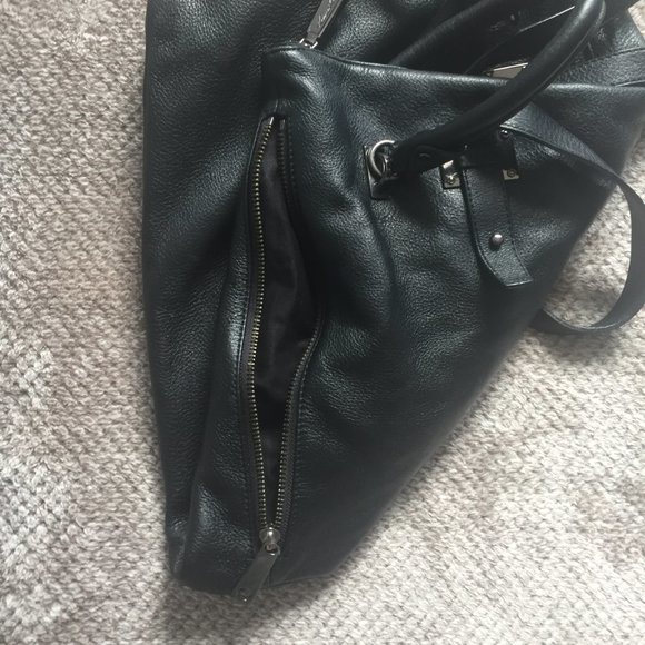 Kenneth Cole Pebbled Leather Shoulder Bag - Picture 4 of 14